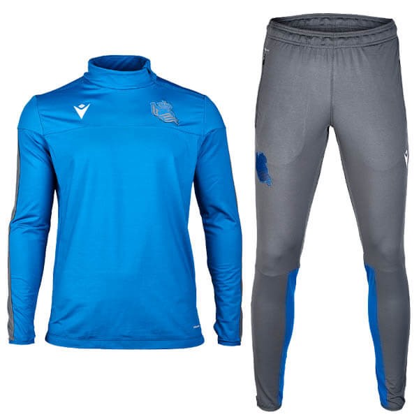 Survetement Football Real Sociedad 2019-20 Bleu Gris